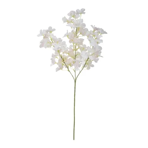 Hortenzia - vetvička 60 cm white K348  